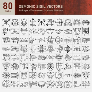 Demonic Sigil Vectors Collection