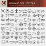 Demonic Sigil Vectors Collection