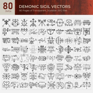 Demonic Sigil Vectors Collection