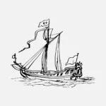 Duke of York's Pleasure Boat Ship Vector