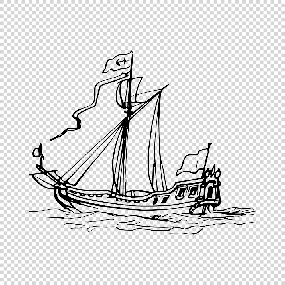 Duke of York's Pleasure Boat Ship Vector
