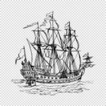 Duke of York's Ship 1661 Vector