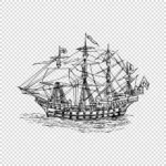 Great Harry 1514 Henry VIII Ship Vector