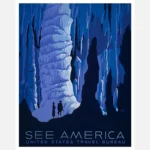 See America United States Travel Bureau Poster