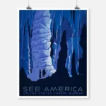 See America United States Travel Bureau Poster