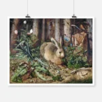 A Hare in the Forest Poster