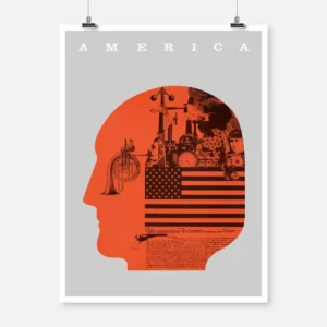 America The Unanimous Declaration of the Thirteen States Poster