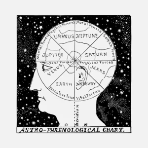 Astro Phrenological Chart Vector