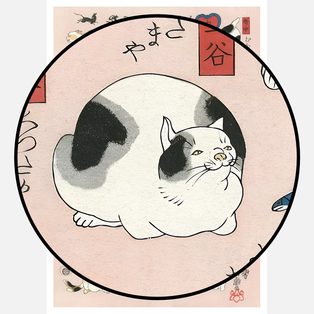 Cats as the Fifty-Three Stations of the Tokaido 2 Poster