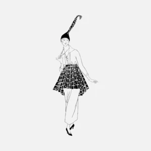 Costumes Parisiens No. 155 French Fashion Vector