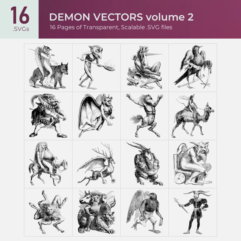 Demon Vectors (volume 2) Collection