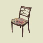 Floral Pattern Side Chair