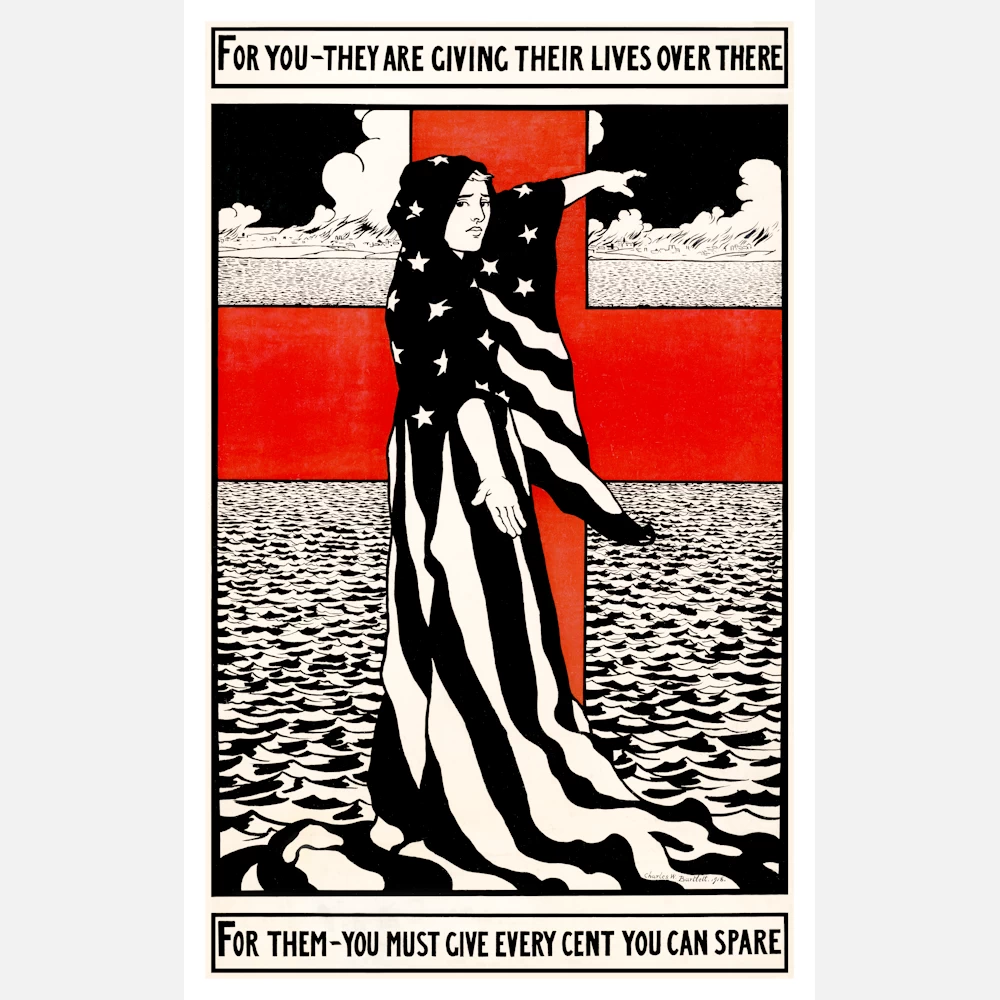 For You They Are Giving Their Lives Poster