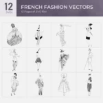 French Fashion Vector Collection