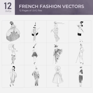 French Fashion Vector Collection