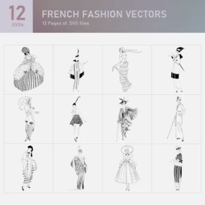 French Fashion Vector Collection