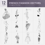 French Fashion Vector Collection