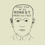Front View of an Honest Head and Face Vector