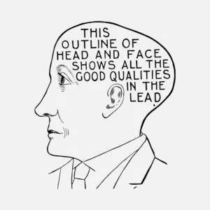 Good Qualities in the Lead Phrenology Vector