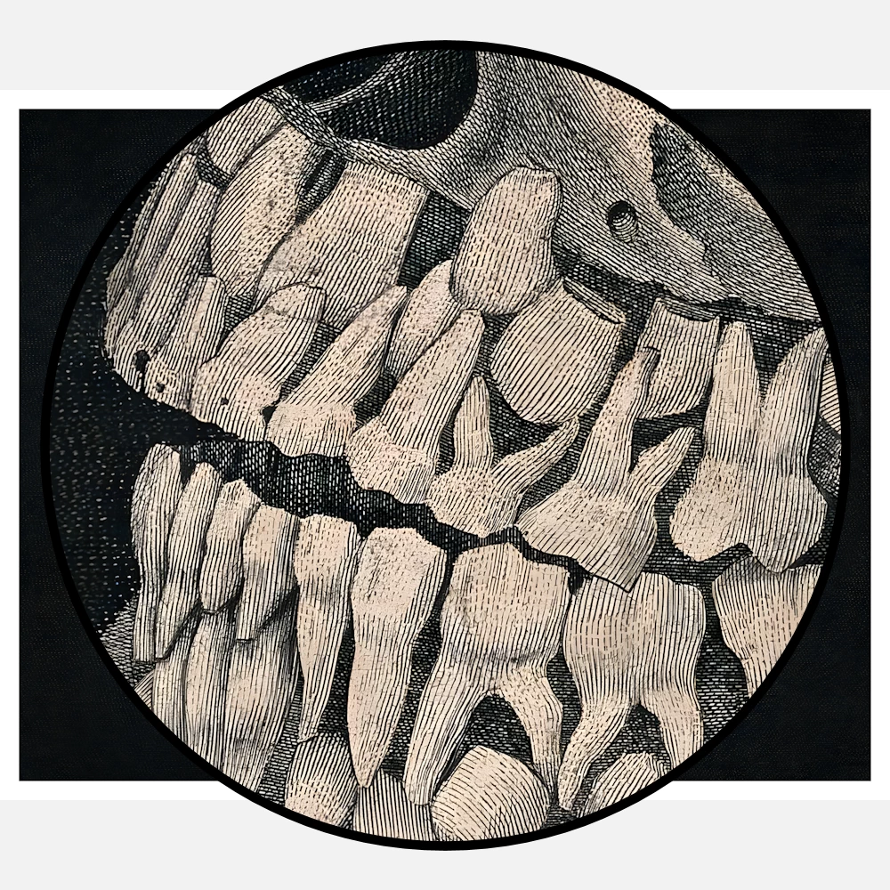 Jaw and Part of Skull of an Animal Poster