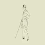 Petit Tailleur du Matin French Fashion Vector