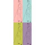 Petit Tailleur du Matin French Fashion Vector