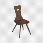 Side Chair with Heart