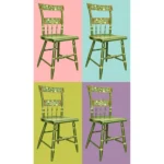 Stenciled Chair