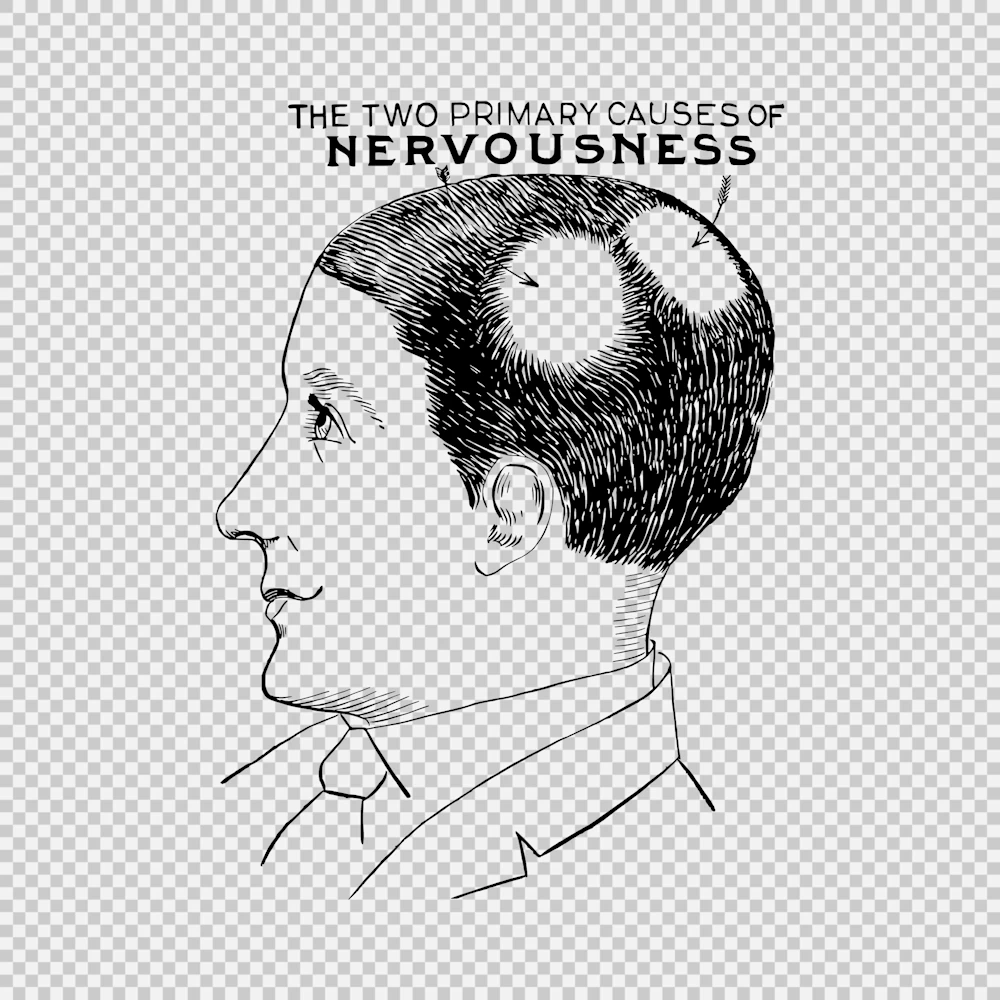 The Two Primary Causes of Nervousness Vector