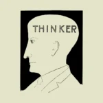 Thinker Phrenological Vector