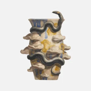 Vase with Snakes and Mushrooms