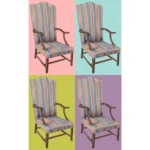 Vertical Stripe Chair