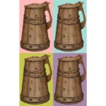 Wood Tankard