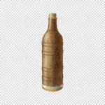 Wooden Wine Bottle