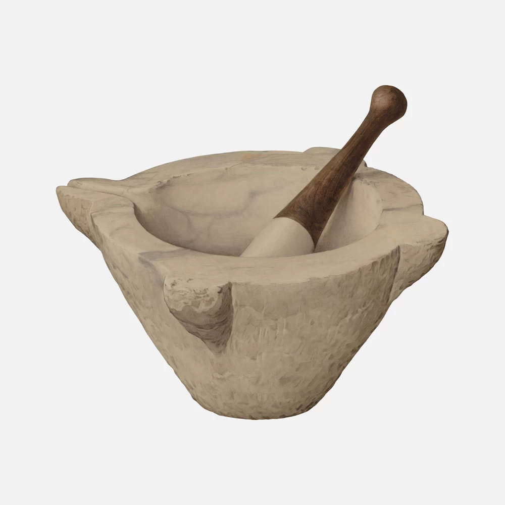 4 Corner Mortar and Pestle