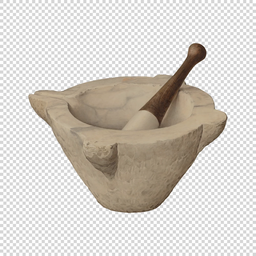 4 Corner Mortar and Pestle