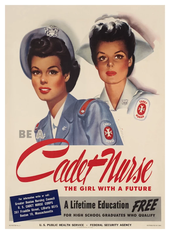 Be A Cadet Nurse Poster