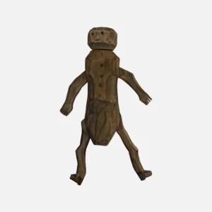 Carved Wooden Doll