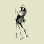 Costume of the Peasants of Florence and all of Tuscany Vector