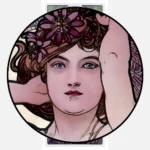 The Precious Stones Amethyst Alphonse Mucha Poster