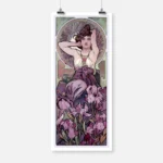 The Precious Stones Amethyst Alphonse Mucha Poster
