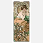 The Precious Stones Topaz Alphonse Mucha Poster