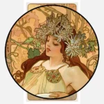 The Seasons Autumn Alphonse Mucha Poster