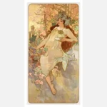 The Seasons Autumn Alphonse Mucha Poster