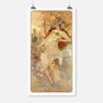 The Seasons Autumn Alphonse Mucha Poster