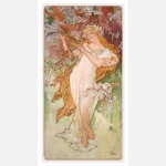 The Seasons Spring Alphonse Mucha