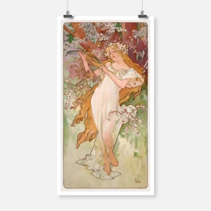 The Seasons Spring Alphonse Mucha