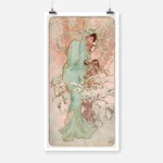 The Seasons Winter Alphonse Mucha Poster