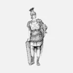 Roman Soldier Costume Vector