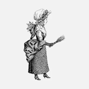 The Old Lady Who Lived in a Shoe Costume Vector